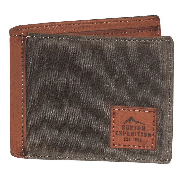 Buxton Men's Expedition RFID Slimfold Wallet 3 Buxton Men's Expedition RFID Slimfold Wallet