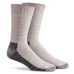 Fox River Mills Men's Wick Dry Explorer Sock -Stylish Men's Store Explorer Sock 2362 GREY BLACK