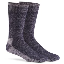 Fox River Mills Men's Wick Dry Explorer Sock -Stylish Men's Store Explorer Sock 2362 NAVY GREY