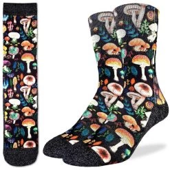 Good Luck Sock Men's Mushrooms Crew Sock