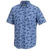 Huk Men's Kona Jig Huk Button-Down Short-Sleeve Shirt -Stylish Men's Store H1500161 498 F