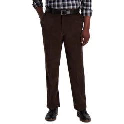 Haggar Men's Stretch Corduroy Classic Fit Flat Front Pant 12 Haggar Men's Stretch Corduroy Classic Fit Flat Front Pant -Stylish Men's Store HC00229 212
