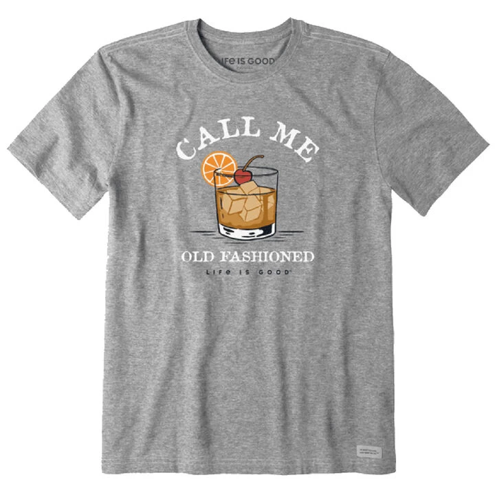 Life Is Good Men's Call Me Old Fashioned Crusher Short-Sleeve T-Shirt 3 Life Is Good Men's Call Me Old Fashioned Crusher Short-Sleeve T-Shirt