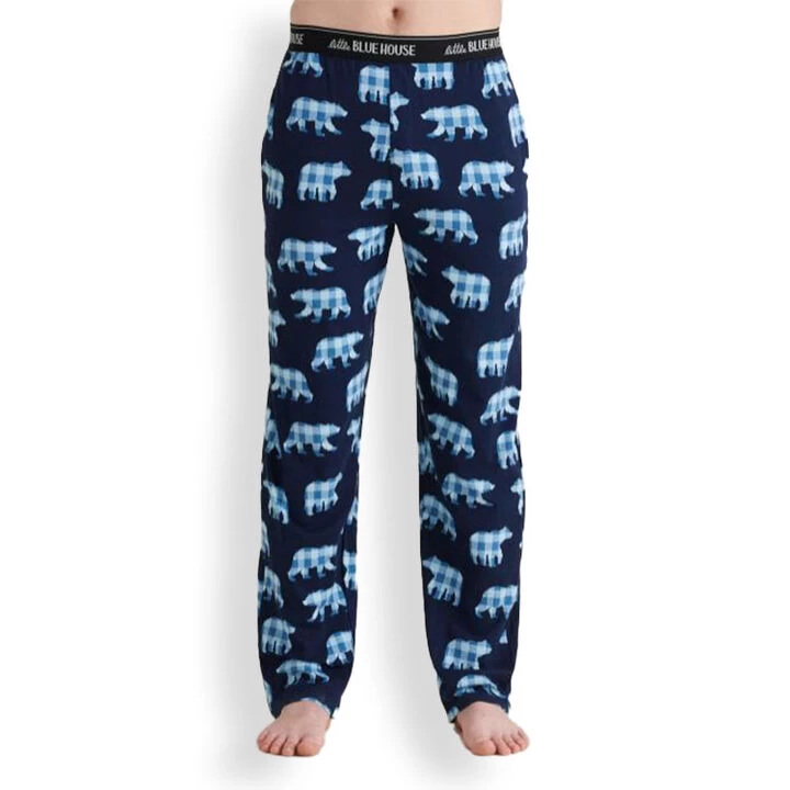 Hatley Little Blue House Men's Papa Bear Jersey Pajama Pant 4 Hatley Little Blue House Men's Papa Bear Jersey Pajama Pant - Image 2