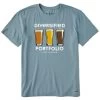 Life Is Good Men's Diversified Portfolio Beer Crusher Short-Sleeve T-Shirt