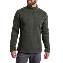 Kuhl Men's Thor 1/4 Zip Fleece Jacket -Stylish Men's Store Kuhl 3082 DarkForest1