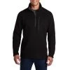 Kuhl Men's Interceptr Pro 1/4 Zip Sweater -Stylish Men's Store Kuhl Interceptr Quarter Zip Black Front