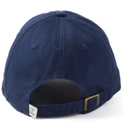 Life Is Good Men's Shamrock Applique Tattered Chill Cap -Stylish Men's Store LIG 55746 Blue 2