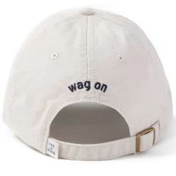 Life Is Good Men's Wag On Dog Chill Cap -Stylish Men's Store LIG 57374 Cream 1