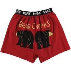 Lazy One Men's Bear Cheeks Comical Boxer Short