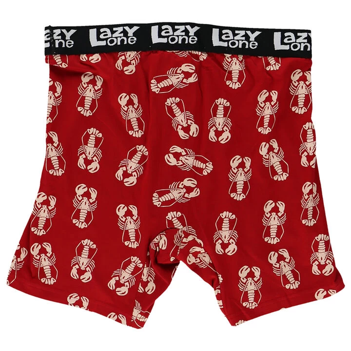 Lazy One Men's Lobster Boxer Brief 3 Lazy One Men's Lobster Boxer Brief