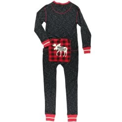 Lazy One Men's Moose Caboose Onesie Flapjack