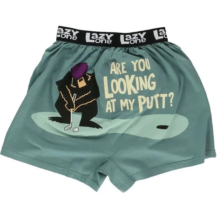 Lazy One Men's Looking At My Putt Boxer 3 Lazy One Men's Looking At My Putt Boxer