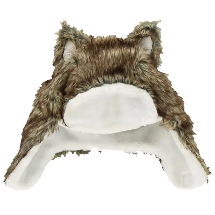 Lazy One Men's & Women's Wolf Critter Cap 3 Lazy One Men's & Women's Wolf Critter Cap