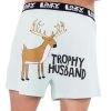 Lazy One Men's Trophy Husband Boxer -Stylish Men's Store Lazy One Trophy husband Back Model