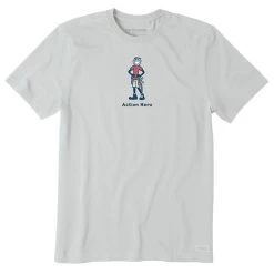 Life Is Good Men's Jake Action Hero Crusher Short-Sleeve Sleep T-Shirt