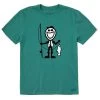 Life Is Good Men's Jake Fish Crusher Short-Sleeve Sleep T-Shirt -Stylish Men's Store LiG Jake Fish Crusher Spruce Green