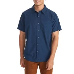 Marmot Men's Aerobora Short-Sleeve Shirt -Stylish Men's Store M14116 2975 S02