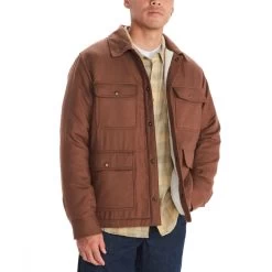 Marmot Men’s Ridgefield Heavyweight Sherpa-Lined Flannel Shirt Jacket -Stylish Men's Store M14654 7387 S02 1575x2100 26c2804f 6689 4de4 a1c2 2dbde5c4603b