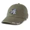 Life Is Good Men's Adirondack Jake Chill Cap -Stylish Men's Store M9DYAO Mossgreen