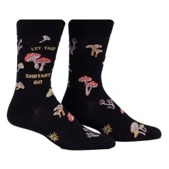 Sock It To Me Men's Let That Shiitake Go Crew Sock