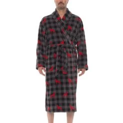 Majestic International Men's Chalet Chic Mornings Shawl Collar Robe