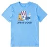 Life Is Good Men's American Adirondack Beer Crusher-LITE Short-Sleeve T-Shirt -Stylish Men's Store Mens American Adirondack Beer