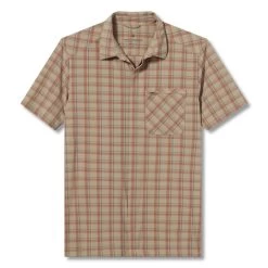 Royal Robbins Men's Amp Lite Plaid Woven Short-Sleeve Shirt