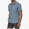 Patagonia Men's Back Step Short-Sleeve Shirt -Stylish Men's Store Mens Back Step SS Shirt Renewal