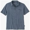 Patagonia Men's Cotton In Conversion Lightweight Polo Short-Sleeve Shirt 2 Patagonia Men's Cotton In Conversion Lightweight Polo Short-Sleeve Shirt -Stylish Men's Store Mens Cotton Conversion Lightweight Polo SS Shirt Stripe Navy