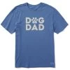 Life Is Good Men's Dog Dad Crusher Short-Sleeve T-Shirt