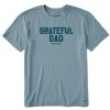 Life Is Good Men's Grateful Dad Tie Dye Crusher Short-Sleeve T-Shirt