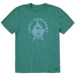 Life Is Good Men's Grill Sergeant Crusher Short-Sleeve T-Shirt
