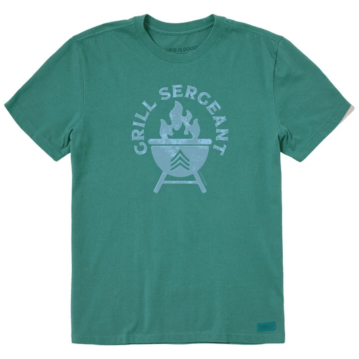 Life Is Good Men's Grill Sergeant Crusher Short-Sleeve T-Shirt 3 Life Is Good Men's Grill Sergeant Crusher Short-Sleeve T-Shirt
