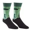 Sock It To Me Men's I Believe Crew Sock -Stylish Men's Store Mens I Believe Crew Sock F0128 GREEN BLACK main