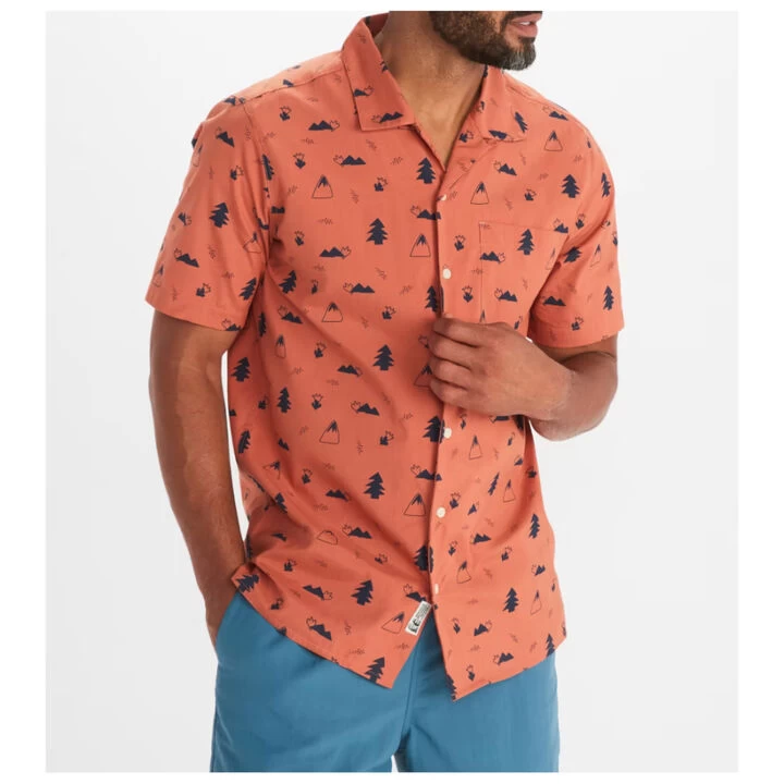 Marmot Men's Muir Camp Novelty Short-Sleeve Shirt 3 Marmot Men's Muir Camp Novelty Short-Sleeve Shirt