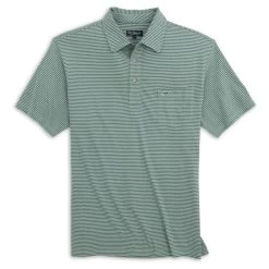 Fish Hippie Men's Shellbine Stripe Polo Short-Sleeve Shirt