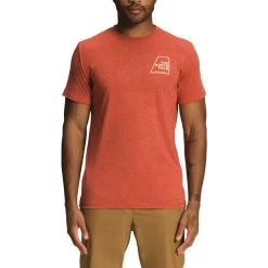The North Face Men’s Logo Marks Tri-Blend Short-Sleeve T-Shirt -Stylish Men's Store NF0A7QI3 N89 hero
