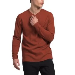 The North Face Men's Waffle Henley Long-Sleeve Shirt -Stylish Men's Store NF0A7USJ UBC hero