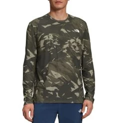 The North Face Men's Printed Wander Long-Sleeve T-Shirt