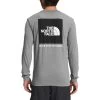 The North Face Men's Box NSE Long-Sleeve T-Shirt -Stylish Men's Store NF0A811N GVD hero