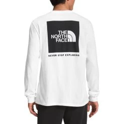 The North Face Men's Box NSE Long-Sleeve T-Shirt -Stylish Men's Store NF0A811N LA9 hero