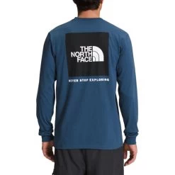 The North Face Men's Box NSE Long-Sleeve T-Shirt -Stylish Men's Store NF0A811N MPF hero