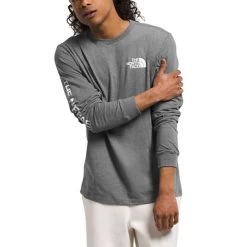 The North Face Men's Sleeve Hit Graphic Long-Sleeve T-Shirt -Stylish Men's Store NF0A811P GAZ hero2