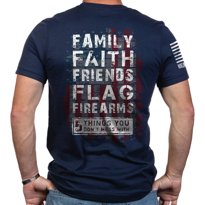 Nine Line Apparel Men's 5 Things Short-Sleeve T-Shirt 3 Nine Line Apparel Men's 5 Things Short-Sleeve T-Shirt