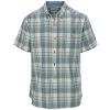 North River Men's Plaid Woven Short-Sleeve Shirt -Stylish Men's Store NRM532720mtn20spring