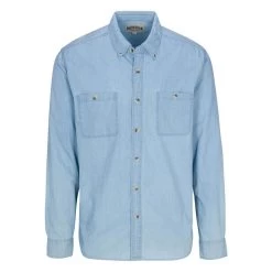 North River Men's Chambray Long-Sleeve Shirt
