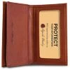 Osgoode Marley Men's RFID Gusset Card Case -Stylish Men's Store OM 1212 Brandy
