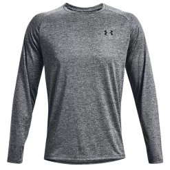 Under Armour Men's UA Tech 2.0 Long-Sleeve T-Shirt -Stylish Men's Store PITCH GREY BLACK