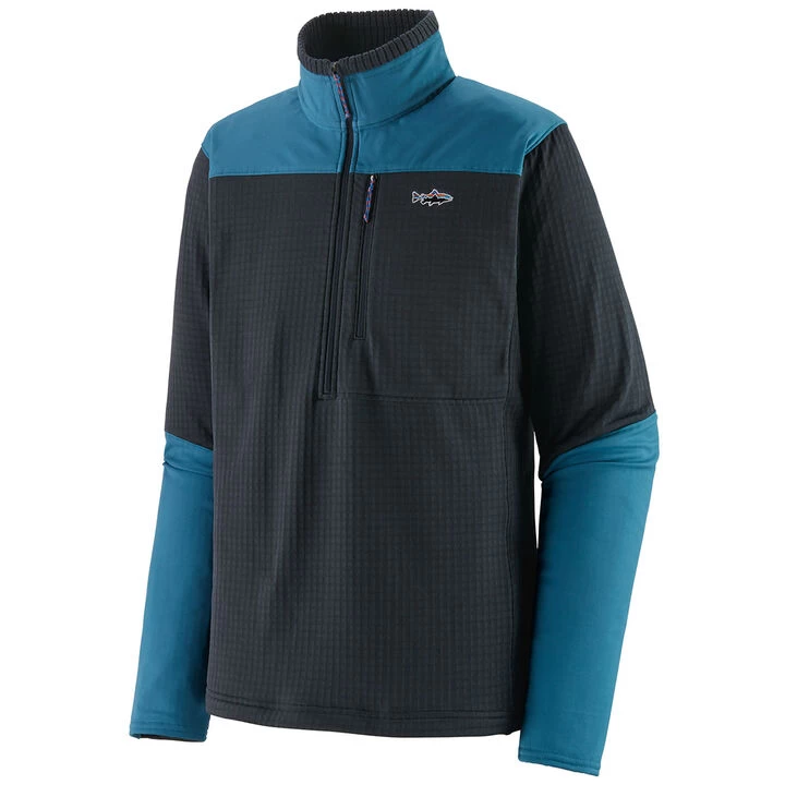Patagonia Men's Long-Sleeved R1 Fitz Roy 1/4-Zip Fleece 5 Patagonia Men's Long-Sleeved R1 Fitz Roy 1/4-Zip Fleece - Image 3